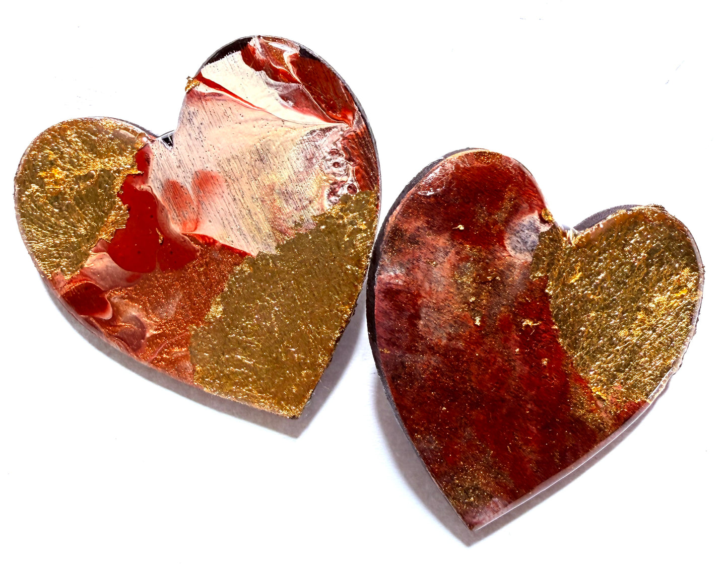 Crimson & Gold Earrings