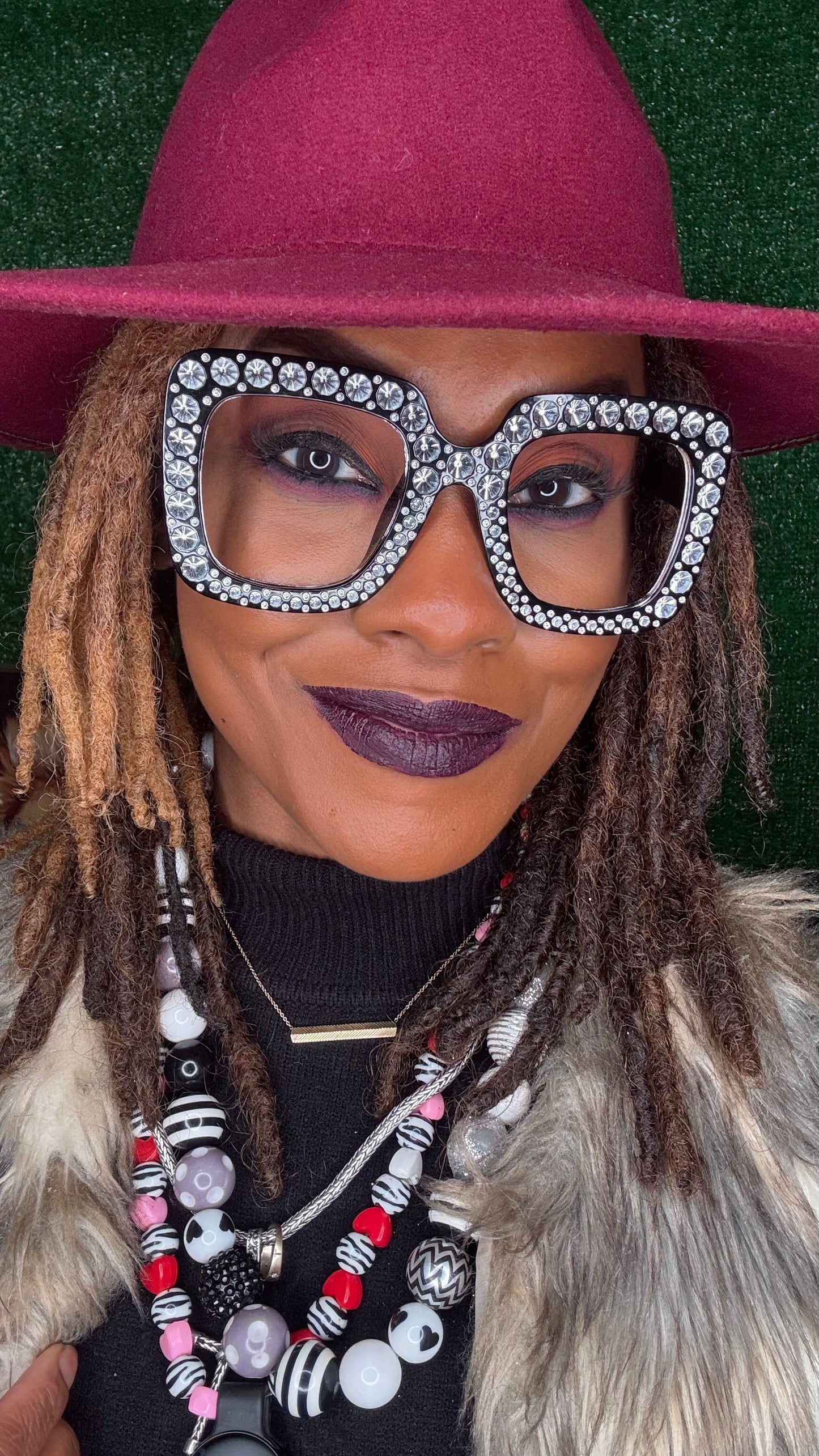 Boy Bye Frames — Black Rhinestone