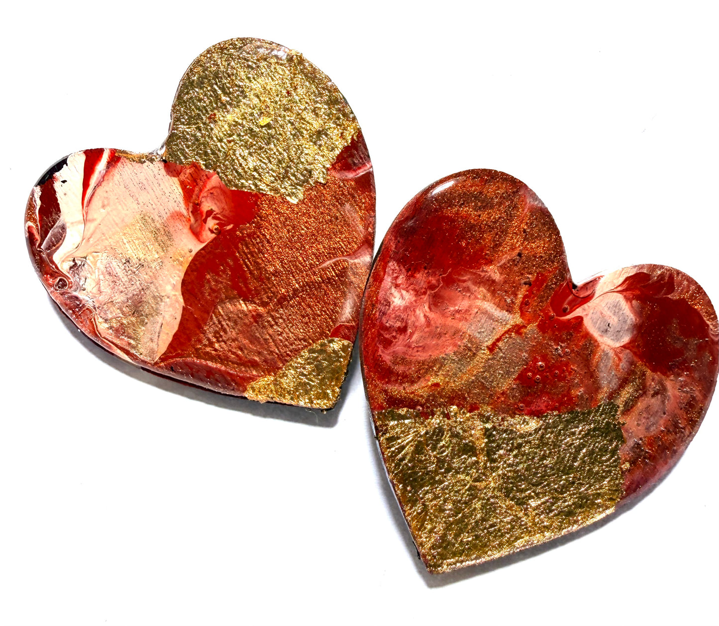Crimson & Gold Earrings
