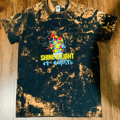 Spectrum Tee – Shine A Light (Black Splatter)