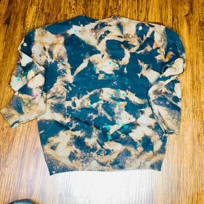 AUTISM NUTRITION CREWNECK (MULTICOLOR SPLATTER)